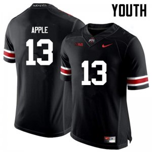 Youth Ohio State Buckeyes #13 Eli Apple Black Nike NCAA College Football Jersey For Fans ULI1344VT